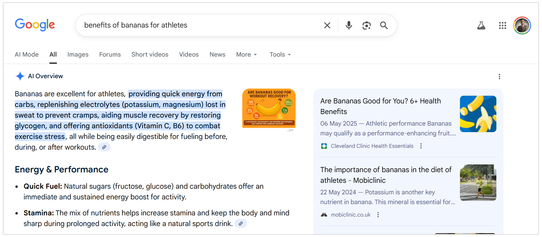 Przykład przeglądu AI